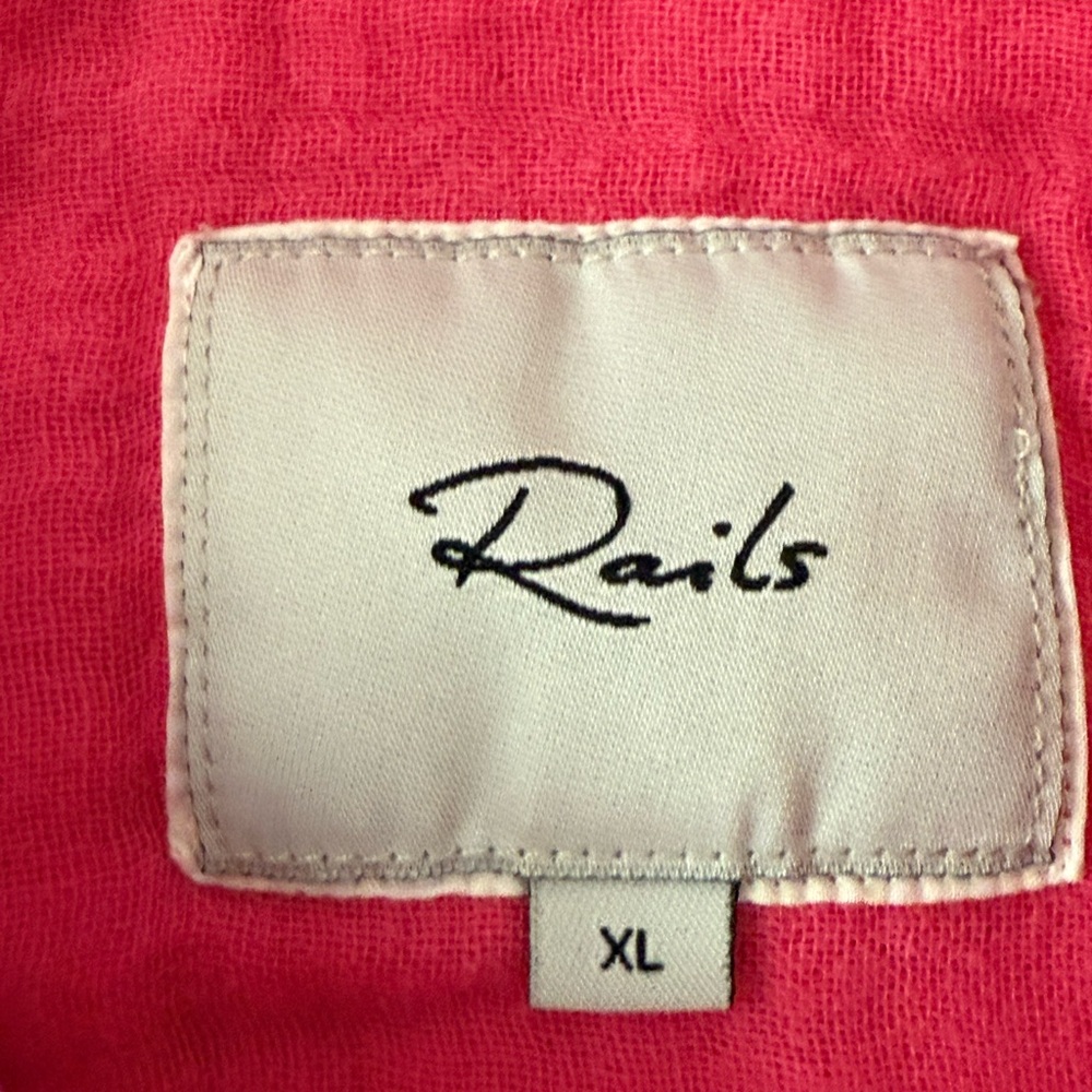 Rails Vibrant Pink Blouse - XL - Picture 3 of 4